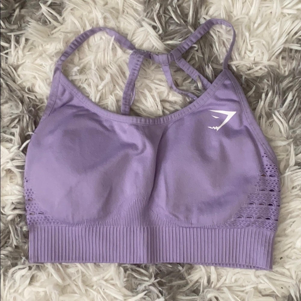GYMSHARK - seamless energy bra (lilac)